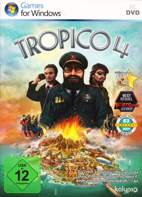 Tropico 4 box art for Xbox 360